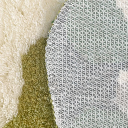 Tufting Moss Rug Fluffy Bedside Living Room Carpet Function Bedroom Floor Green Mat anti Slip Foot Pad Aesthetic Home Decor